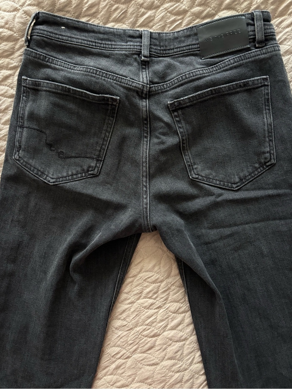 Free People Charcoal Flare Jeans -  worn once. We The Free Love Bomb Flare Jeans - Picture 7 of 7